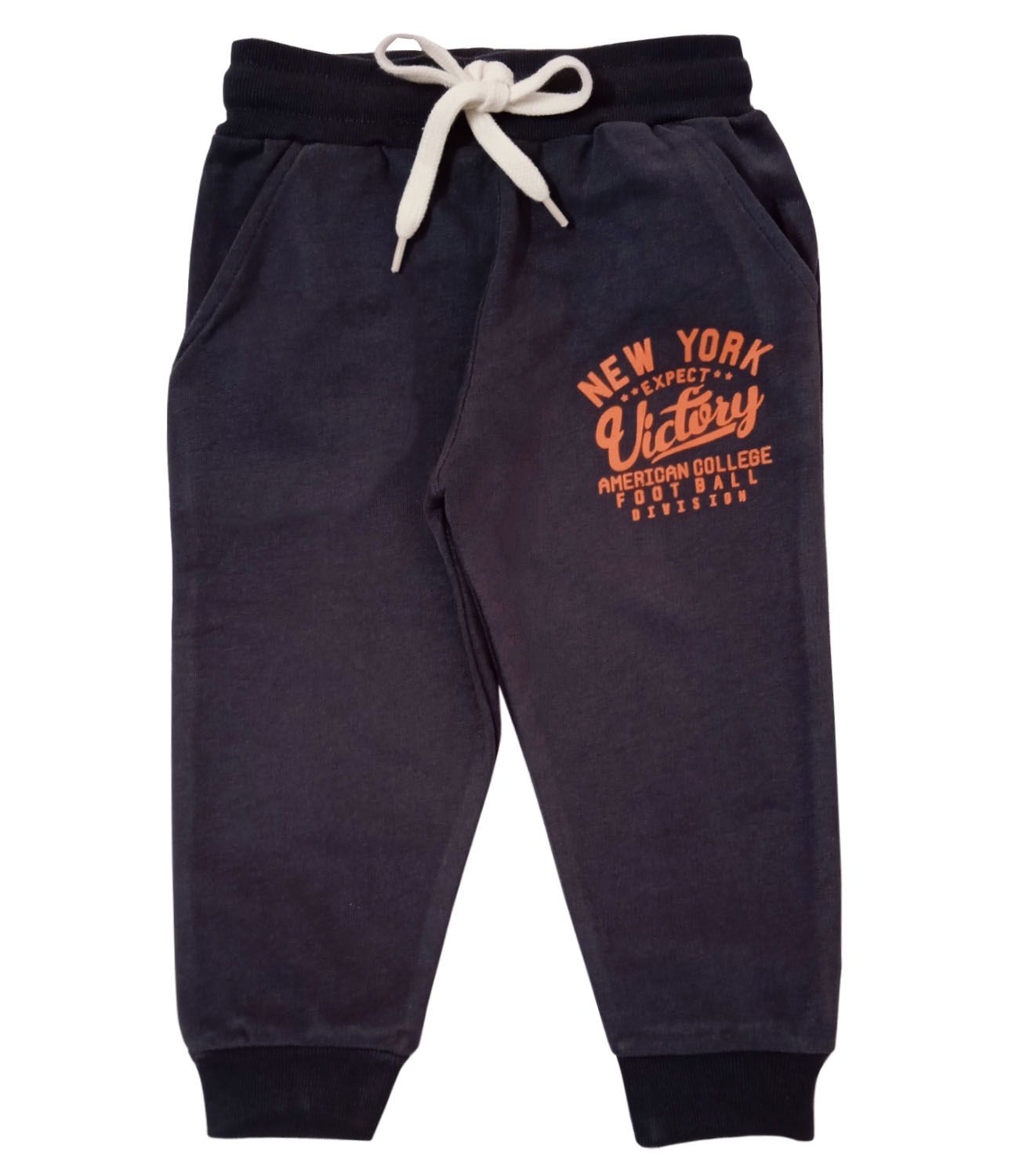 Unisex Lounge Pant With New York Print - Steel Grey