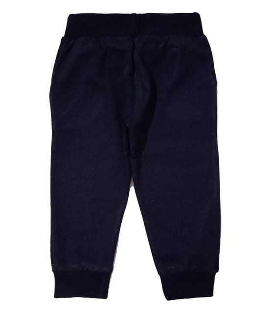 Unisex Lounge Pant With Anchor Print - Navy Blue