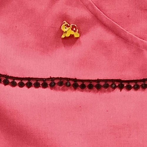 Snowflakes Girls  Solid Top - Pink