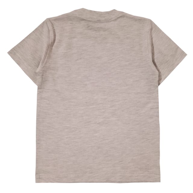 Snowflakes Boys Half sleeve T shirt With Friends Print -Off White