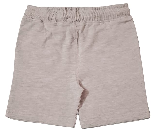 Snowflakes Boys  Shorts With Beach Club Print - Off White