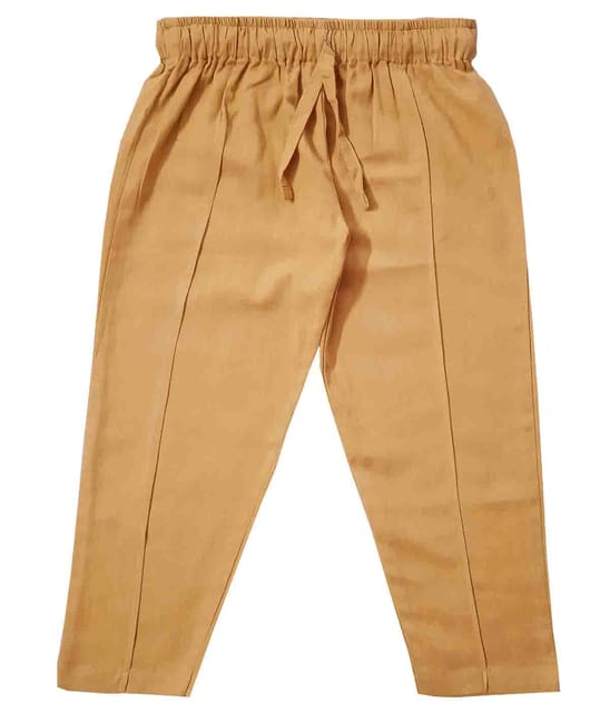 Snowflakes Unisex Cotton Trousers - Khaki