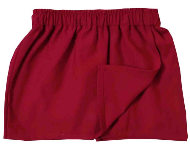 Snowflakes Girls' Cotton Skorts -Maroon
