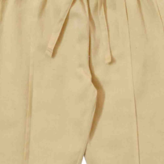 Snowflakes Unisex Cotton Trousers - Beige