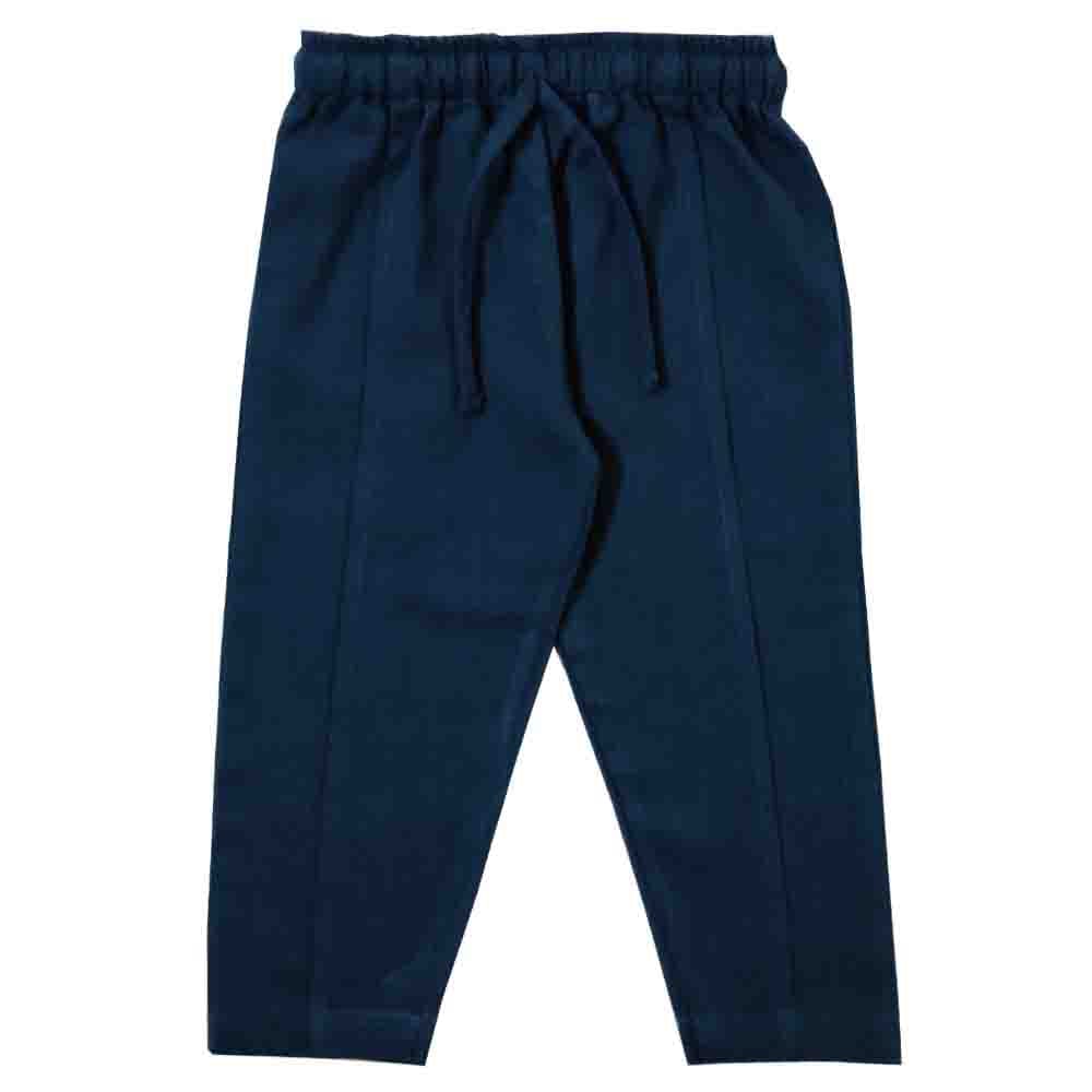 Snowflakes Unisex Cotton Trousers - Teal