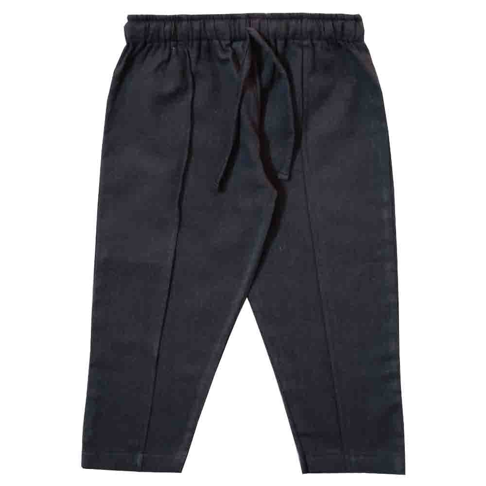 Snowflakes Unisex Cotton Trousers - Charcoal Grey
