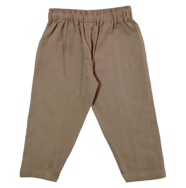 Snowflakes Unisex Cotton Trousers - Khaki